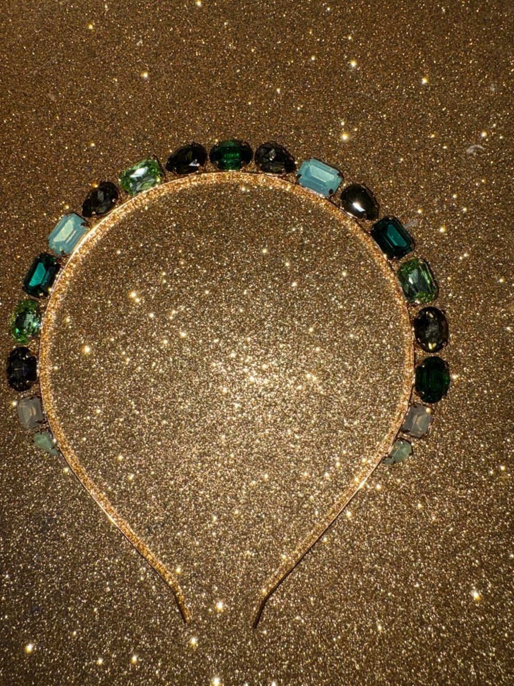 Anthropologie Rhinestone Stone Headband
